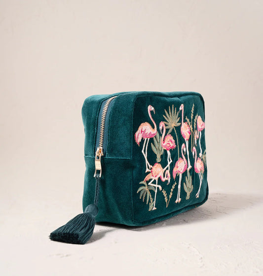 Elizabeth Scarlett Flamingo Wash Bag