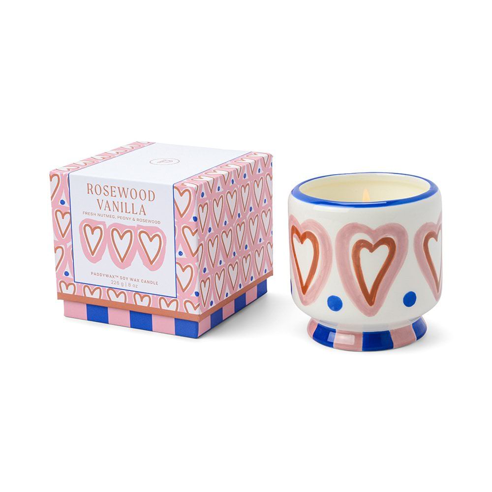 Paddywax Ceramic Candle - Rosewood Vanilla