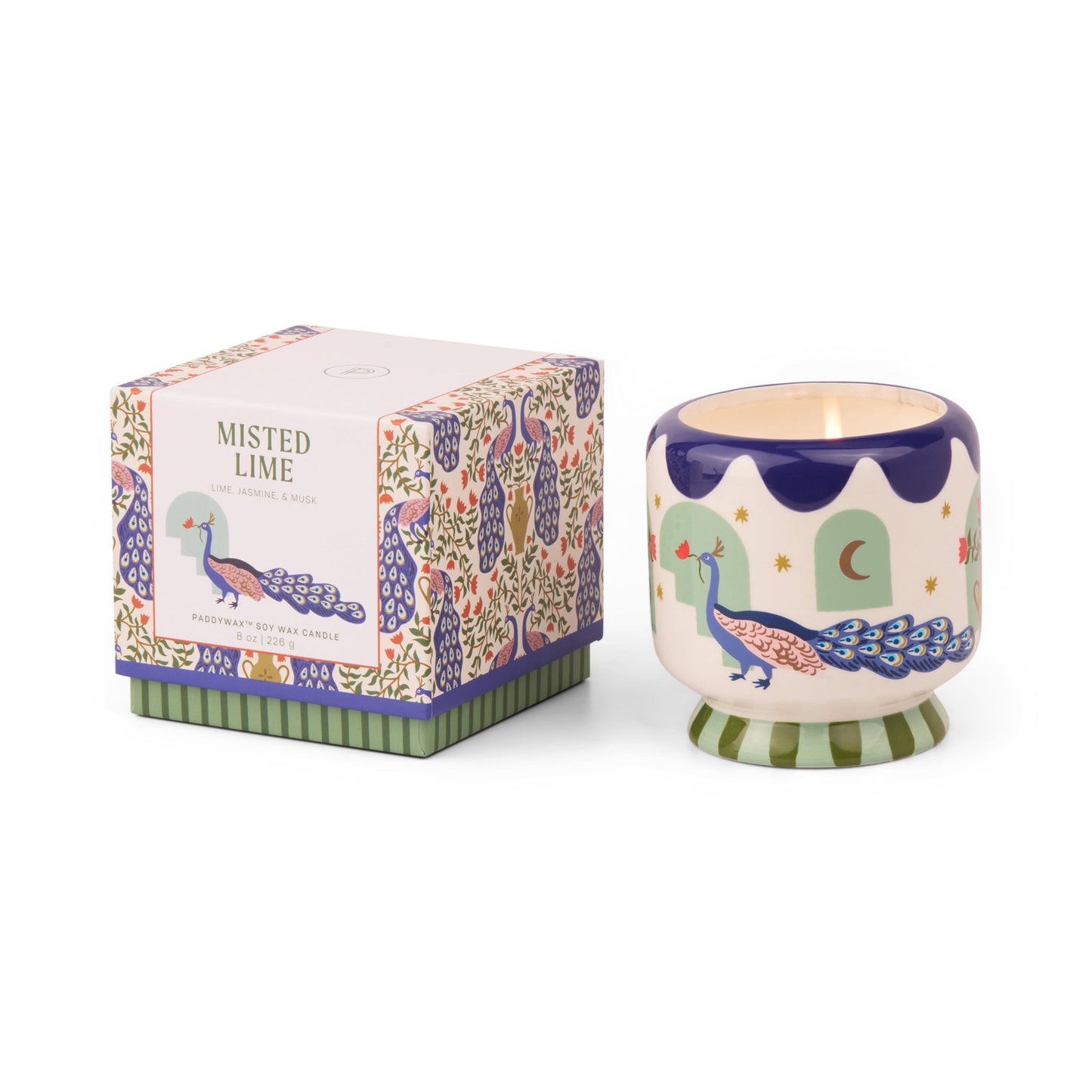 Paddywax Ceramic Candle - Misted Lime