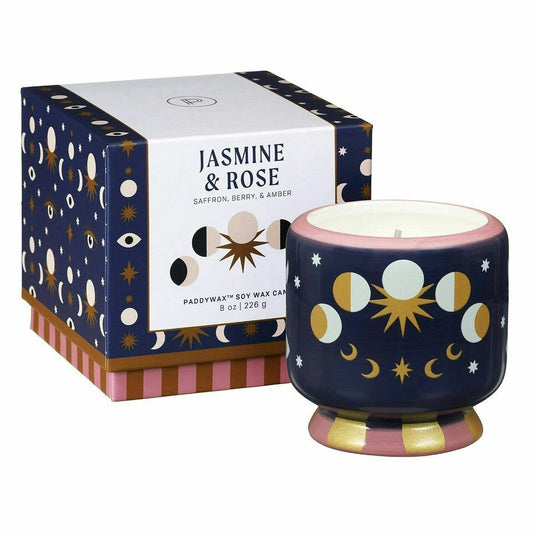 Paddywax Ceramic Candle - Jasmine & Rose